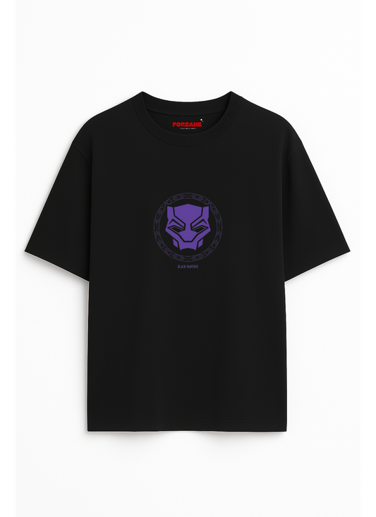 BLACK PANTHER-WANKANDA FOREVER Unisex Terry Oversized Tee