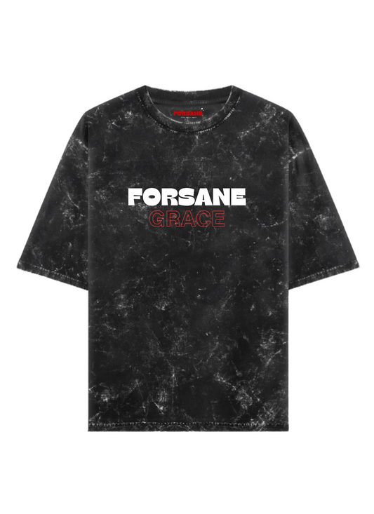 FORSANE GRACE Unisex Acid Washed Oversized Tee