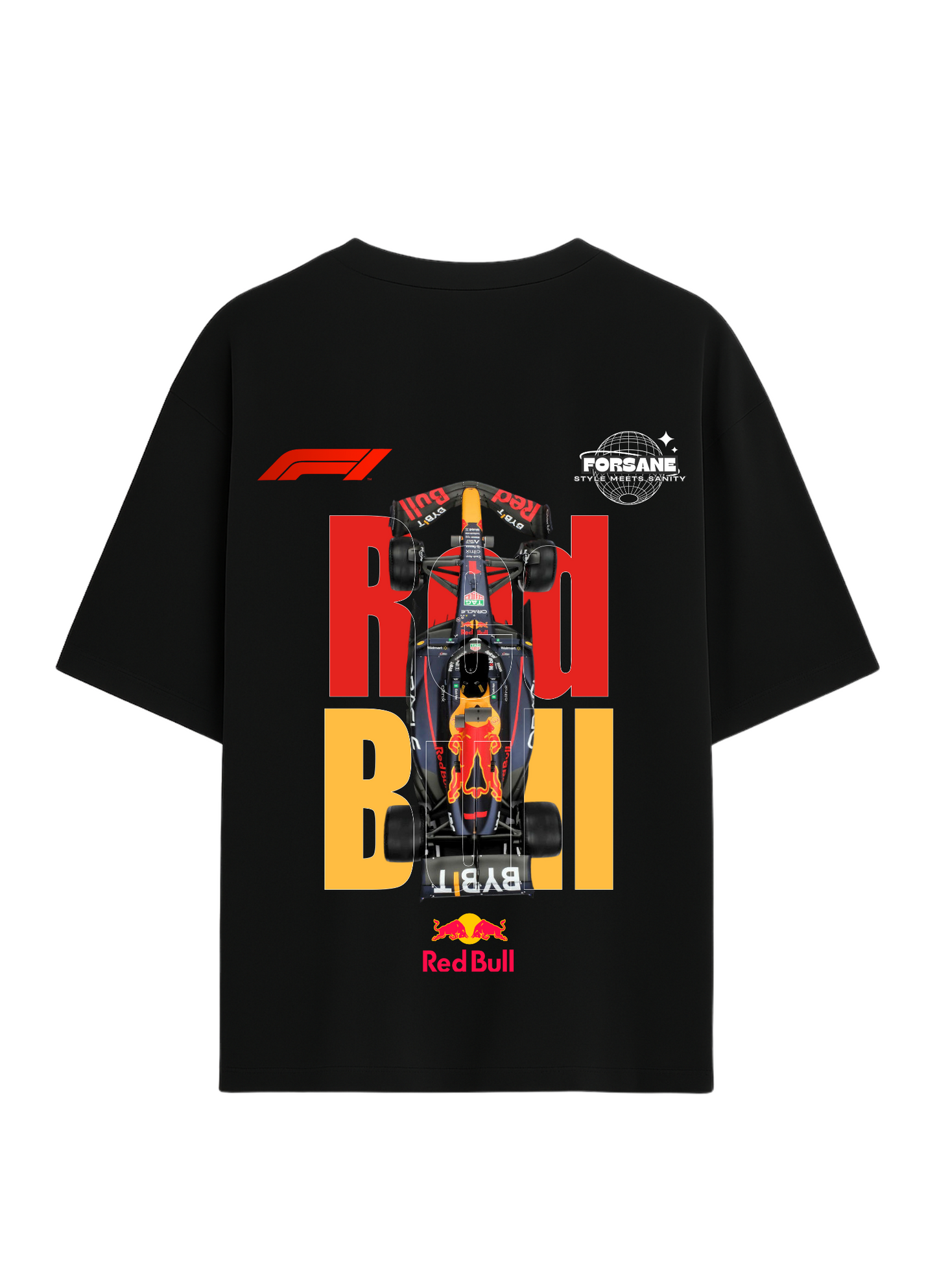 FORMULA 1 ORACLE REDBULL RACING Unisex Terry Oversized Tee
