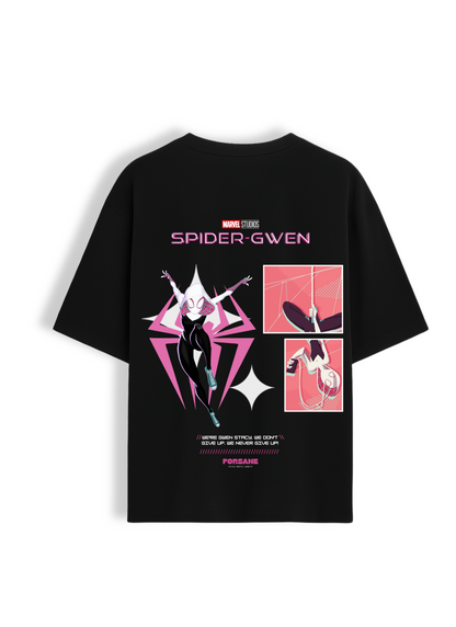 SPIDER-GWEN LADY SPIDER Unisex Terry Oversized Tee