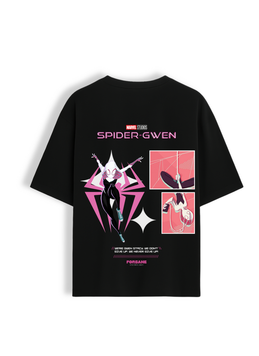 SPIDER-GWEN LADY SPIDER Unisex Terry Oversized Tee