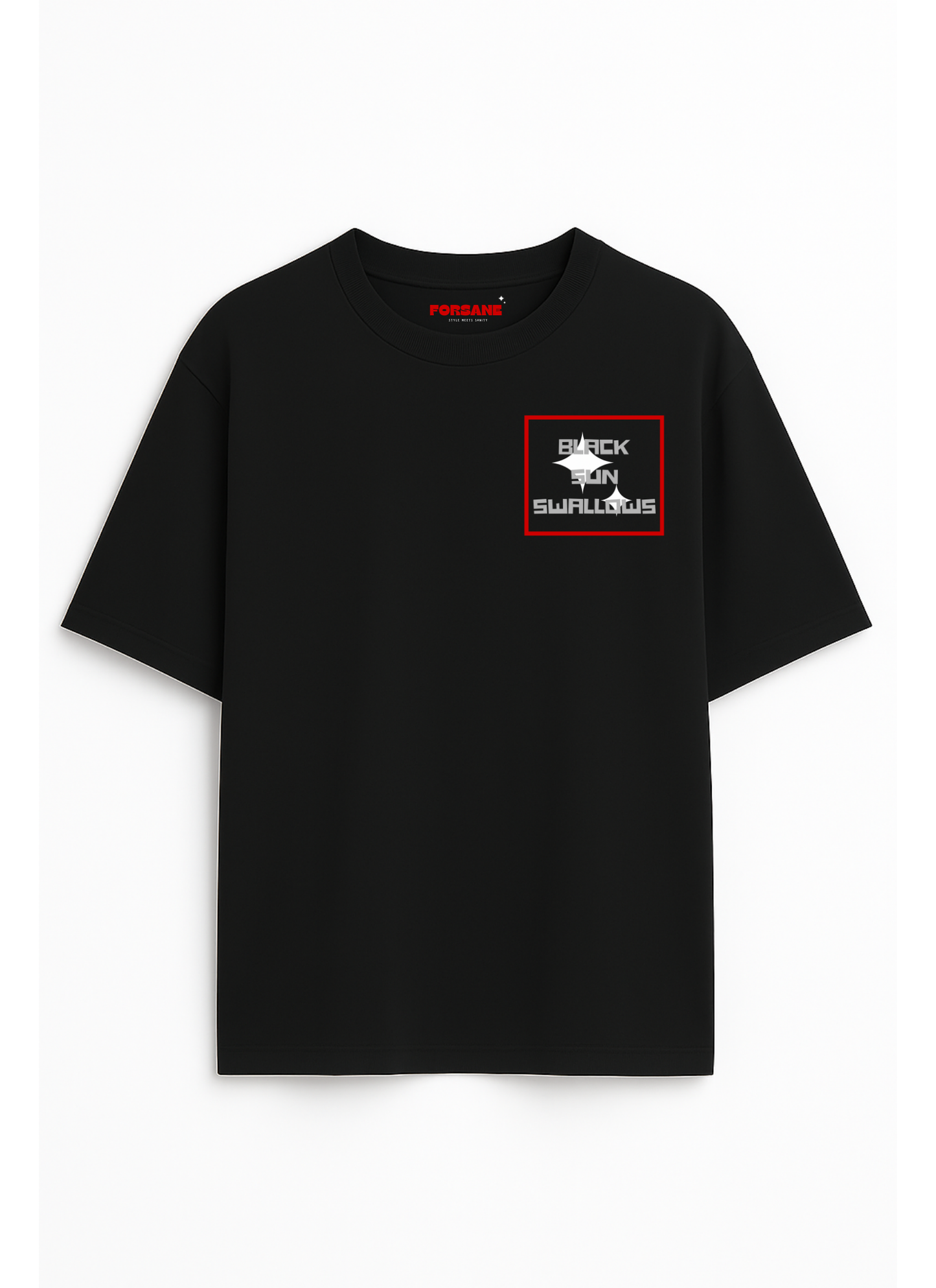 Black Sun Rises Unisex Terry Oversized Tee