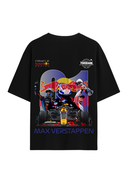 MAX VERSTAPPEN FOR ORACLE REDBULL RACING Unisex Terry Oversized Tee