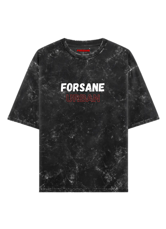 FORSANE URBAN Unisex Acid Washed Oversized Tee
