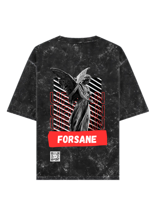 FORSANE URBAN Unisex Acid Washed Oversized Tee