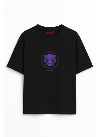 BLACK PANTHER-WANKANDA FOREVER Unisex Terry Oversized Tee