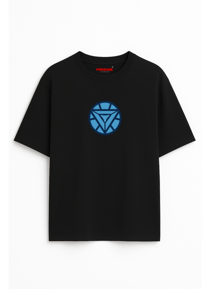 IRON-MAN THE BILLIONAIRE Unisex Terry Oversized Tee