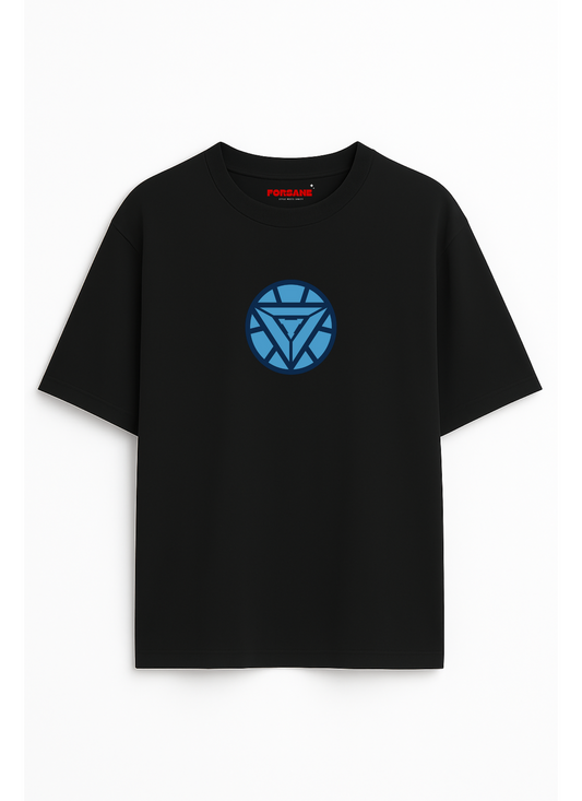IRON-MAN THE BILLIONAIRE Unisex Terry Oversized Tee