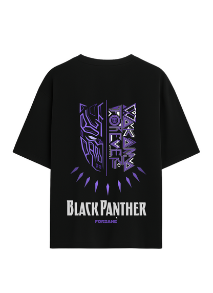 BLACK PANTHER-WANKANDA FOREVER Unisex Terry Oversized Tee